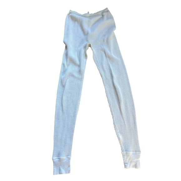 Vintage Lady Arctex Waffle Knit Thermal Pants Medium Cozy Cabincore Loungewear - Picture 2 of 13